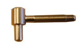 ALPERTEC Bandunterteil für Holzzarge Nickel Ø 16 mm