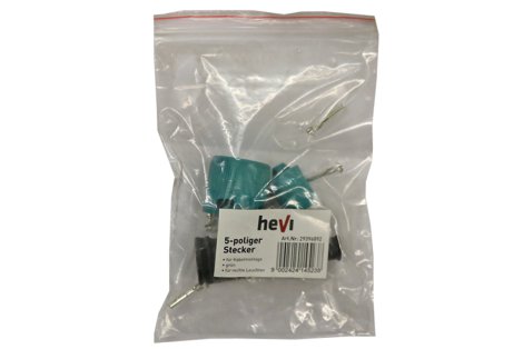 Hevi Stecker 5-polig grün