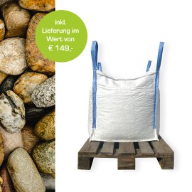 Min2C Flusskiesel bunt 80-150mm 500kg Big Bag