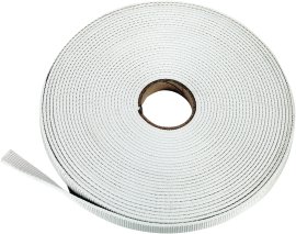 Tieranbindegurt 25 mm, weiß