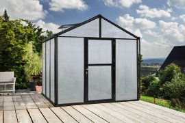 VITAVIA Gewächshaus Zeus HKP 16 mm Schwarz