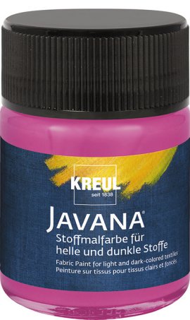 KREUL Stoffmalfarbe für helle/dunkle Stoffe Magenta