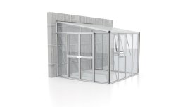 VITAVIA Anlehngewächshaus Helena ESG/HKP 3/10 mm Aluminium