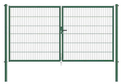 ALBERTS Stabgitter Doppeltor Anthrazit 2988x1500mm