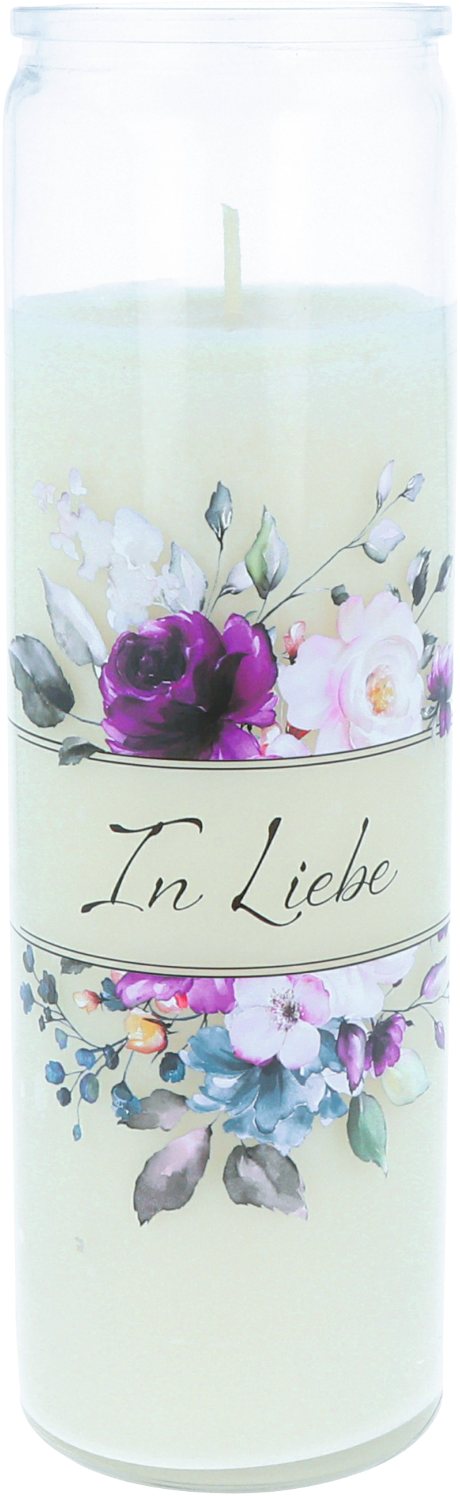 Gedenklicht Glas - In Liebe
