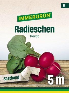 IMMERGRÜN Tütensamen Radieschen Parat