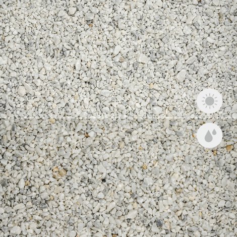 CASAFINO Marmorsplitt weiß 3-7 mm 25 kg