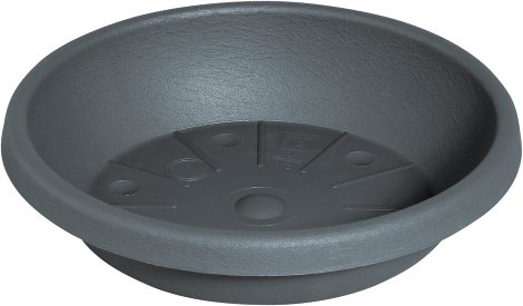 Untersetzer Linda Anthrazit – 37 Cm Durchmesser, Für Blumentöpfe Drinnen & Draußen