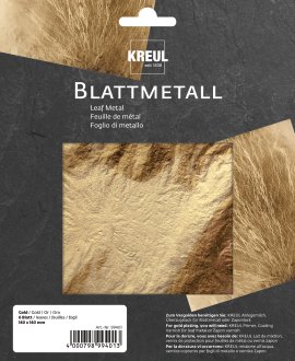 KREUL Blattmetall Gold 140x140 mm