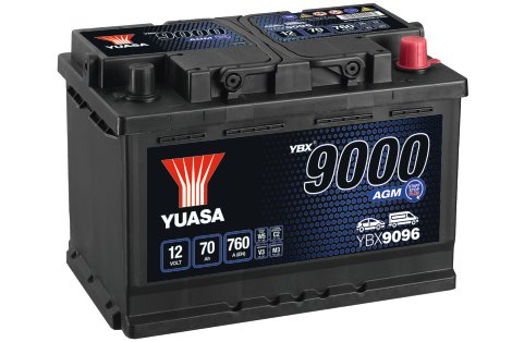 Yuasa AGM Starterbatterie YBX9096 12V