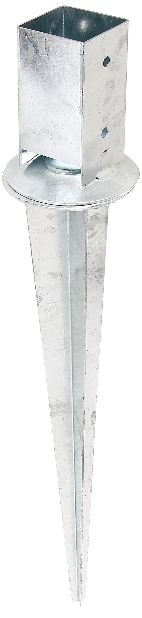 ALBERTS Einschlag Bodenhülse verzinkt 71x71x750 mm