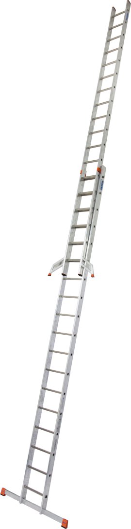 Fabilo Aluminium-Schiebeleiter Sprossenzahl 2x18 Sprossen