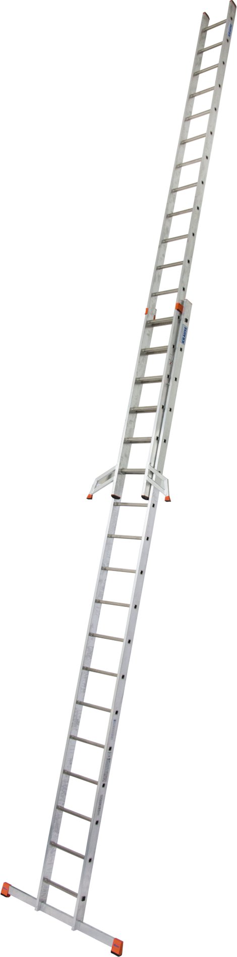 Fabilo Aluminium-Schiebeleiter Sprossenzahl 2x18