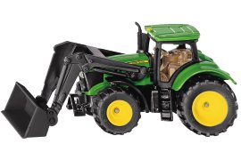 John Deere Traktor 6215R mit Frontlader (1:87)