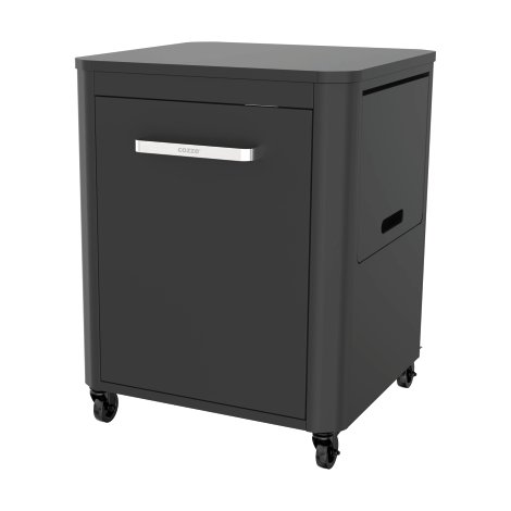 COZZE® Premium Tisch Schwarz 117,4x67x83 cm (BxTxH) für COZZE® Pizzaofen (13" & 17"), Elektrogrill, Plancha-Grill