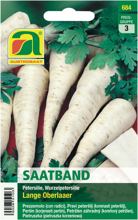Wurzelpetersilie Lange Oberlaaer - Saatband