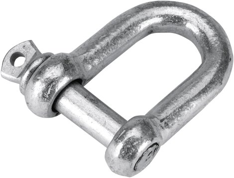 Schäkel gerade 1/2", 12 mm, 3 Stk.