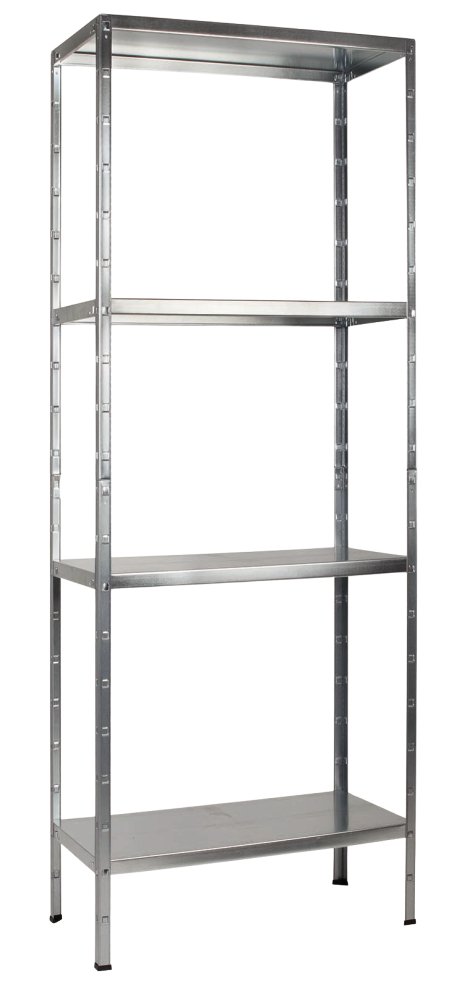 SCHULTE REGALWELT Grundregal 4 Böden verzinkt 180x60x35 cm