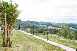 H+S Geflecht Zebra Schwarz