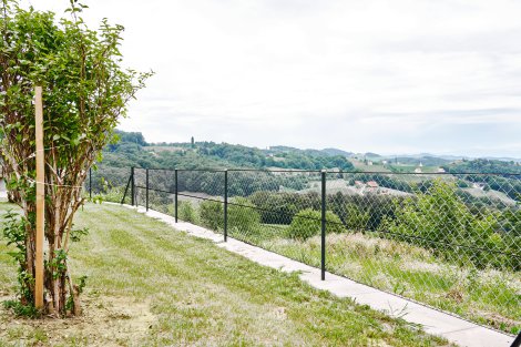 H+S Geflecht Zebra Schwarz MW 60x60 mm, Stärke 2,5 mm, L: 25 m, ZH: 1,50 m