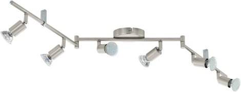 EGLO LED-Lichtschiene Buzz-LED mit 6 beweglichen Spots