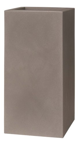 EURO3PLAST Pflanzenkasten Kube High Zement 9 l 30x30x71 cm