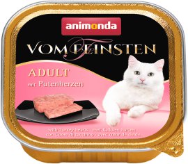 ANIMONDA Katzennassfutter Vom Feinsten Adult mit Putenherzen 100 g