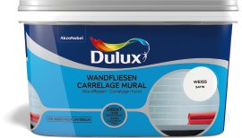 DULUX Farbe für Wandfliesen Satin Weiß
