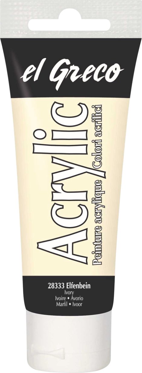 KREUL Acrylfarbe el Greco Elfenbein 75 ml