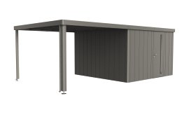 BIOHORT Seitendach 2A-2D für Gerätehaus Neo, quarzgrau-metallic