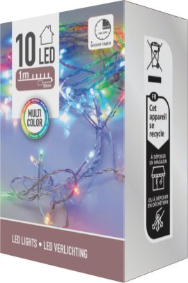 LED-Beleuchtung Bunt 10 LED 1 m