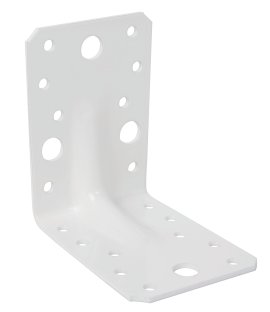 ALBERTS Schwerlastwinkel Verbinder verzinkt Weiß