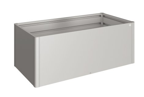 BIOHORT Hochbeet 2x1 m, Silber-Metallic