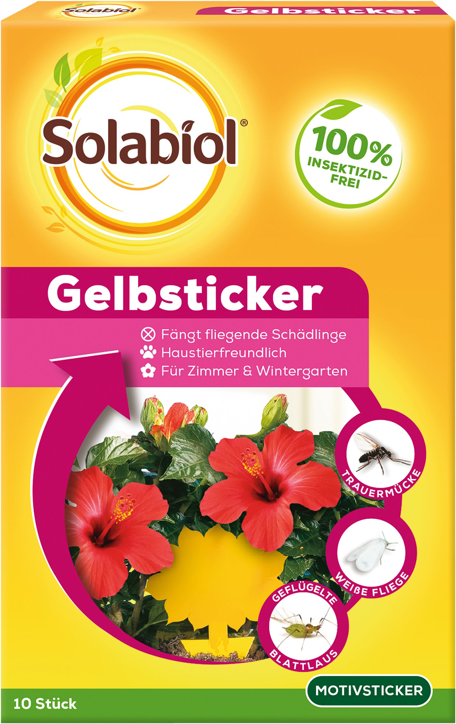 Solabiol Gelbsticker
