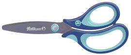PELIKAN Schulschere mit Griff Rechtshänder Blau 14 cm