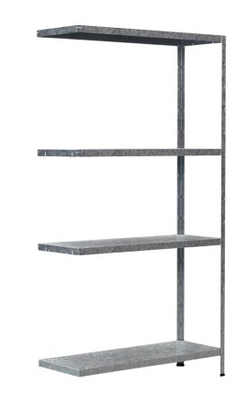 SCHULTE REGALWELT Steckanbauregal 4 Böden verzinkt