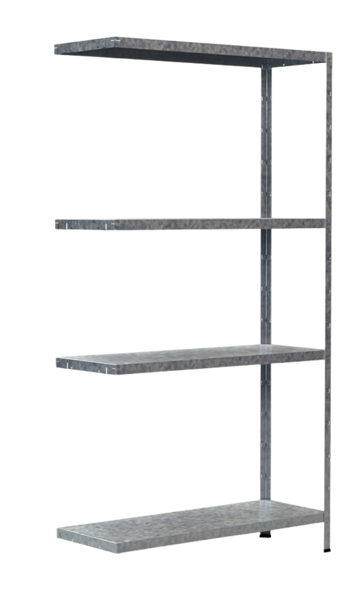 SCHULTE REGALWELT Steckanbauregal 4 Böden verzinkt