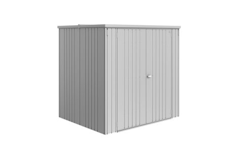 BIOHORT Geräteschrank 190 L, 192x155x184 cm, Silber-Metallic