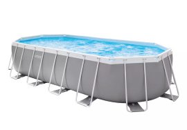 INTEX Frame Pool-Set Prism Oval 610x305x122 cm