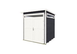 WEKA Gartenhaus 265 Grau Größe 3