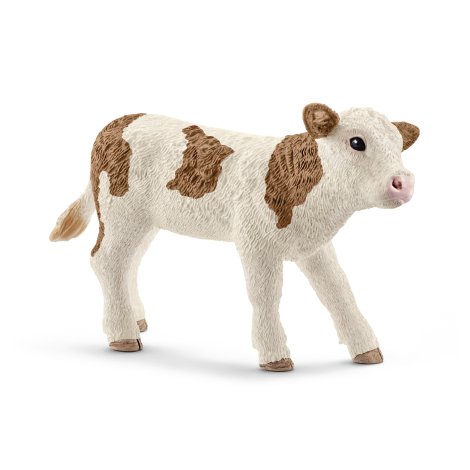 SCHLEICH Figur Fleckvieh-Kalb