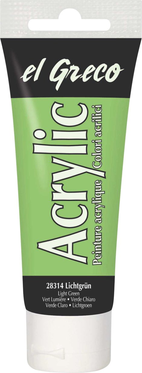 KREUL Acrylfarbe el Greco Lichtgrün 75 ml