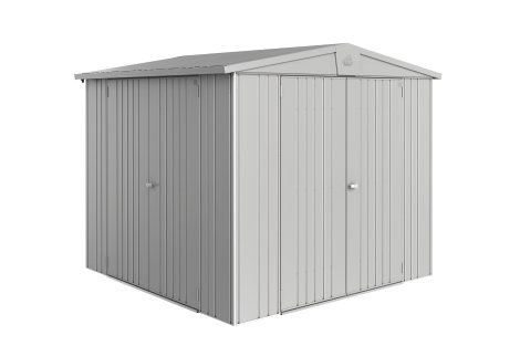 BIOHORT Zusatztür Komplett für BIOHORT Gerätehaus Europa 148x3x172 cm, Silber-Metallic