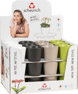 SCHEURICH Mini Übertopf Serie 937 Expressiv sortiert