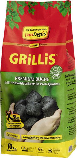 Grillbriketts Grillis 10 kg