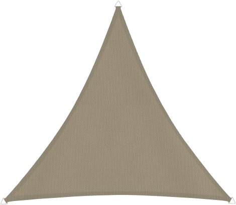 WINDHAGER Sonnensegel CANNES dreieck 3x3x3 m, taupe
