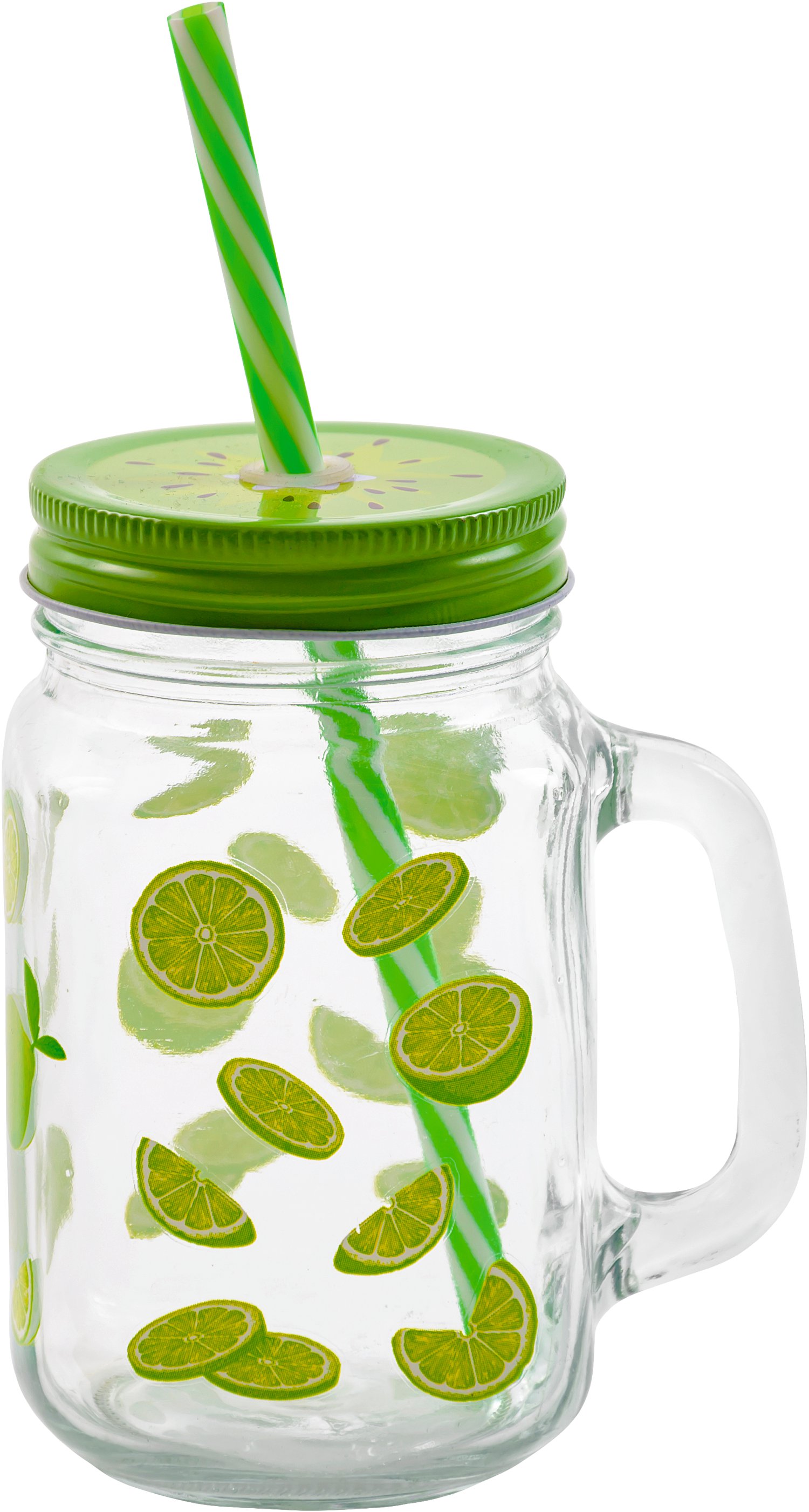 Limonadenglas mit Henkel Zitrus 0,5 l