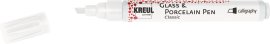 KREUL Malstift Glass & Porcelain Classic Calligraphy Weiß