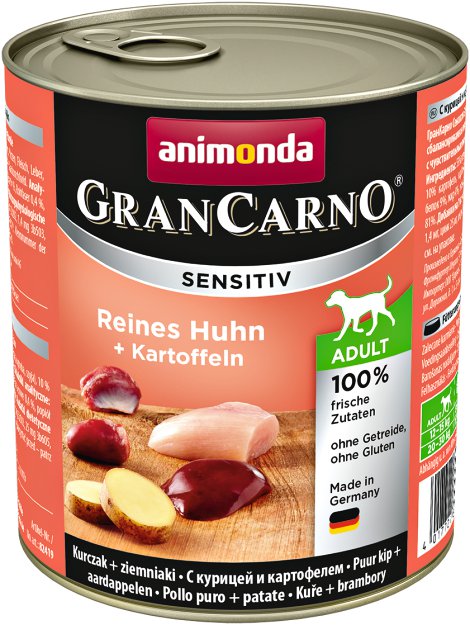 ANIMONDA GranCarno Adult Sensitive Reines Huhn & Kartoffeln 400g