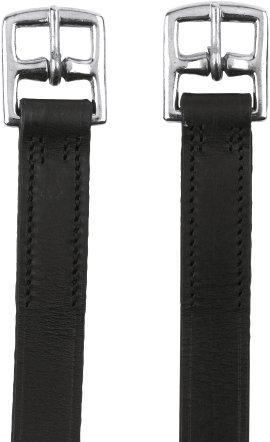 Steigbügelriemen Leder 130 cm x 25 mm, schwarz